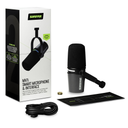 	Micros USB - Shure - MV7i