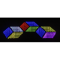 	Jeux de lumière LED - JB Systems - HEXAGON 3D