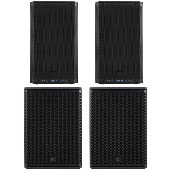 Enceintes amplifiées - RCF - PACK 2 ART 912-AX + 2 SUB...