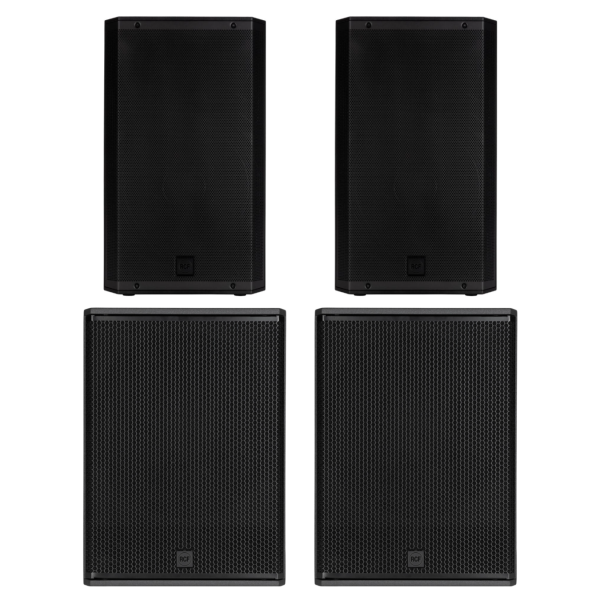 Enceintes amplifiées - RCF - PACK 2 ART 915-AX + 2 SUB...