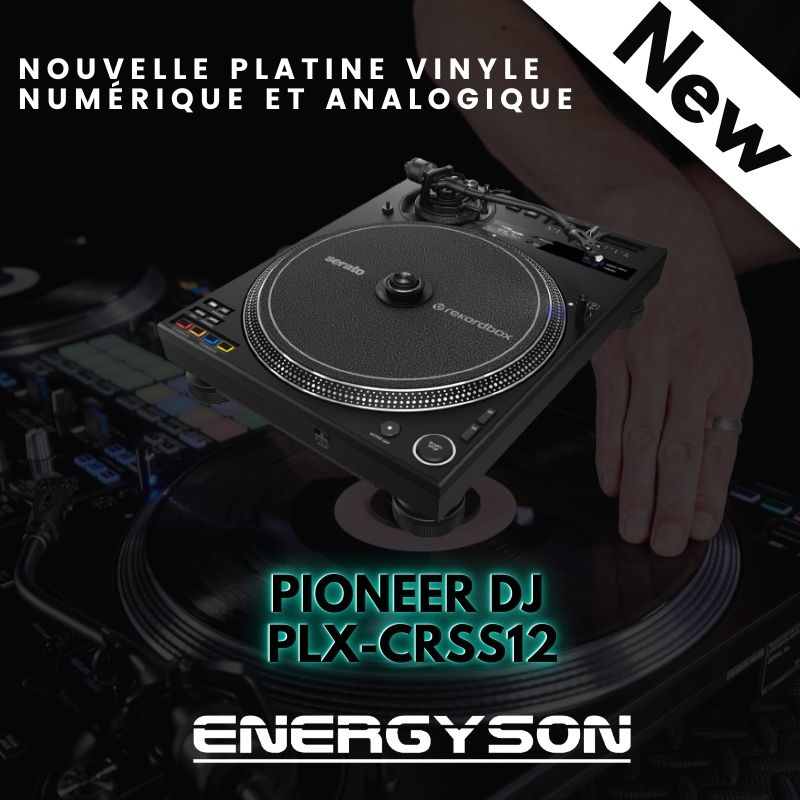 Pioneer DJ PLX-CRSS12, la nouvelle platine vinyle hybride