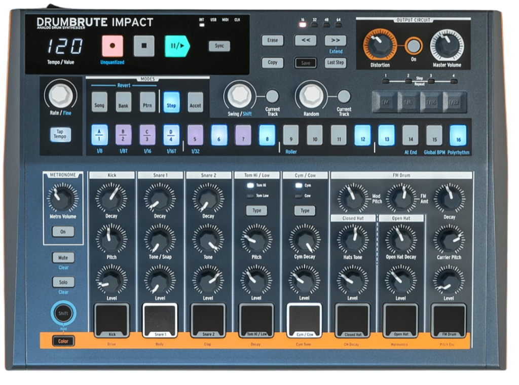 Arturia DrumBrute Impact l’option analogique abordable